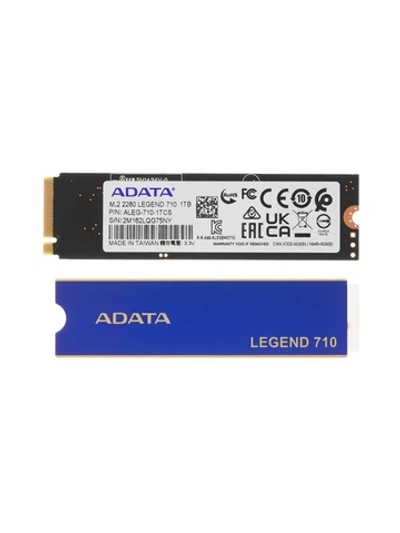 A-DATA SSD 1Tb Legend 710 M.2 2280,  PCI-E 3.0 x4  ALEG-710-1TCS