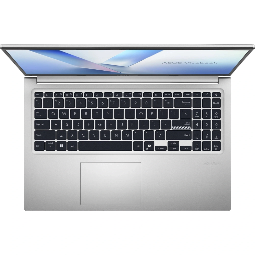 Ноутбук Asus Vivobook 15 M1502NAQ-BQ272 Ryzen 5 150 16Gb SSD512Gb AMD Radeon 660M 15.6" IPS FHD (1920x1080) без ОС silver WiFi BT Cam (90NB1842-M00M50)