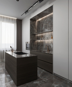 Керамогранит, Arcadia Ceramica, PULPIS NERO, 600x600 мм, полированная