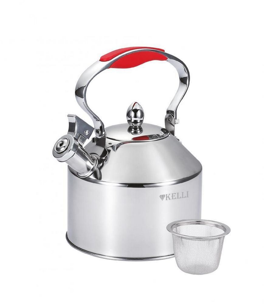 Чайник металлический с ситом Kelli KL-4344 (1,5л.)