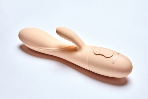 Le Frivole Kiara – вибратор с клиторальным отростком, телесный, 18,3 см