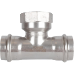 ROMMER Тройник с ВР 35x1 1/4" из нержавеющей стали прессовой