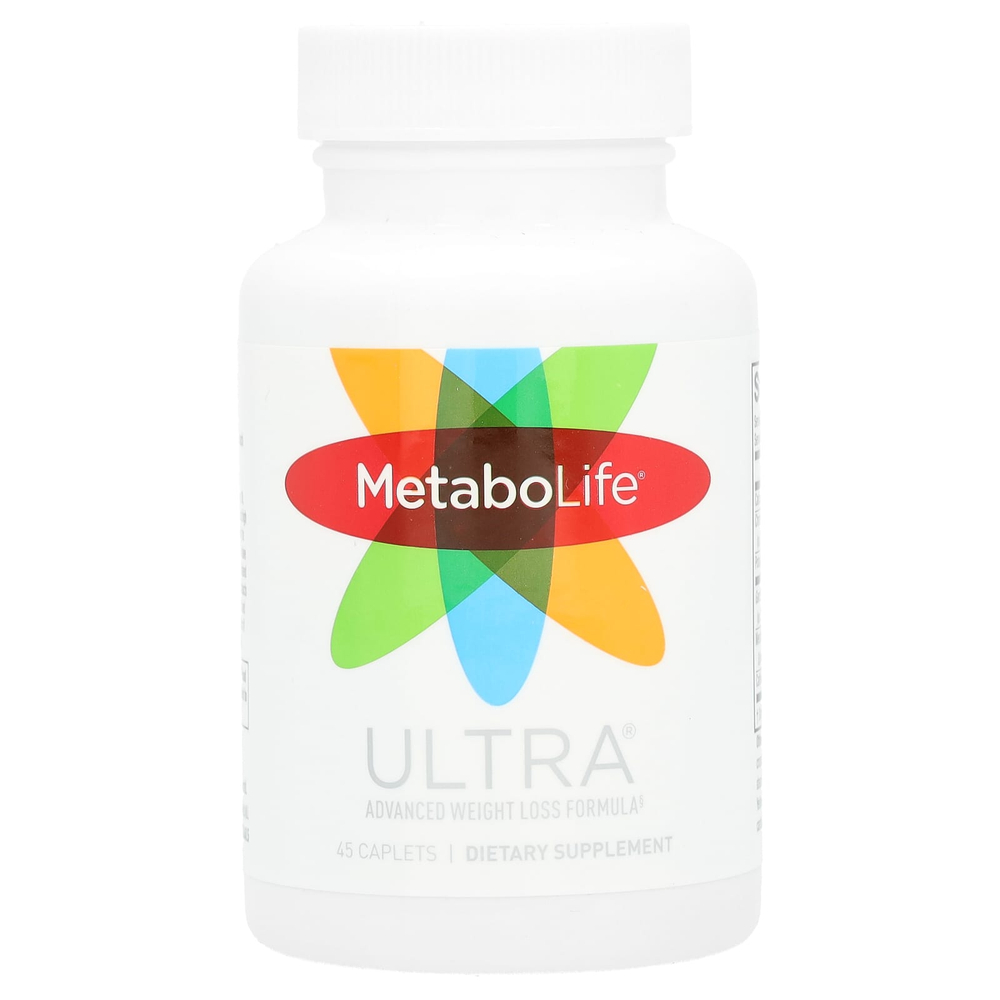 Metabolife, ультраусовершенствованная формула для снижения веса, 45 капсул