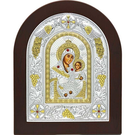 Вифлеемская икона Пресвятой Богородицы в серебряном окладе.