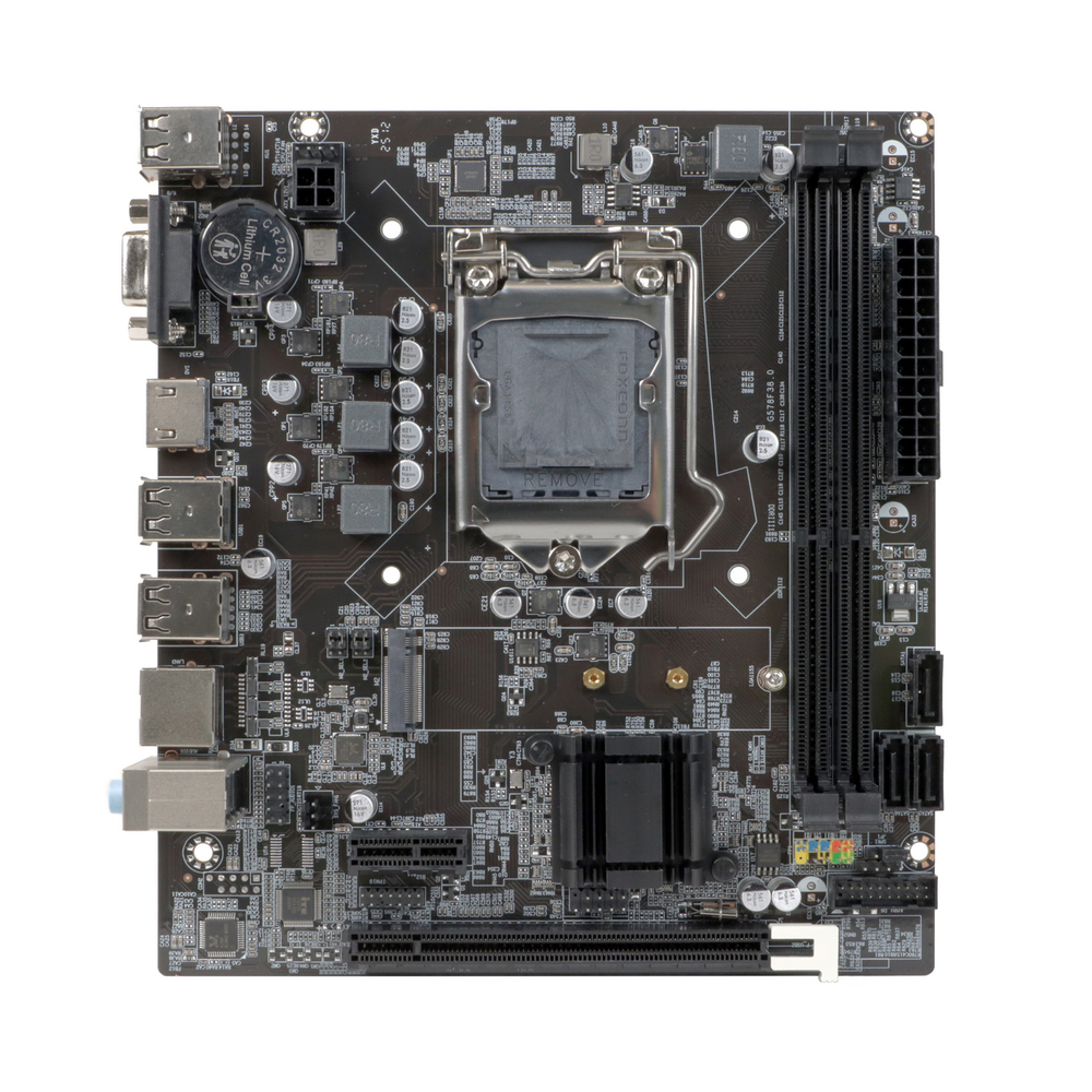 Материнская плата с процессором BaseTech H61M-K, Socket1155, i7-2600K, mATX, Retail, Socket1155, Intel HD Graphics 2500, 2xDDR3, PCIe3.0, 1xM.2, GLAN, 8xUSB2, 2xUSB3, VGA, HDMI (BT-H61M-K-2600K)