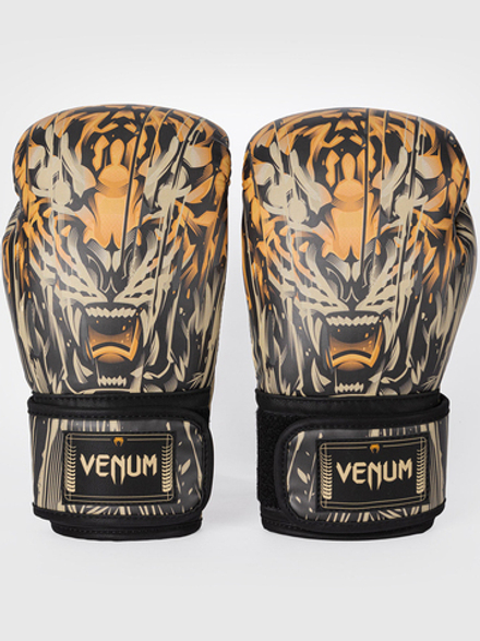 Перчатки боксерские Venum TIGER Black/Neo Orange