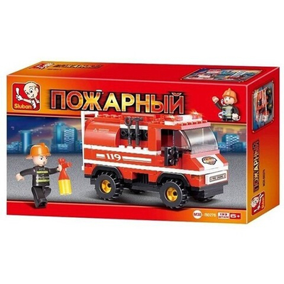 Конструктор Пожарные 38-0276 Машина в коробке