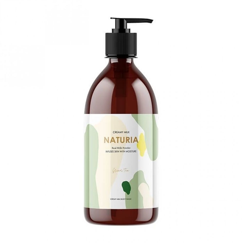 Гель для душа ЗЕЛЕНЫЙ ЧАЙ Naturia Creamy Milk Body Wash - Green tea, 750 мл
