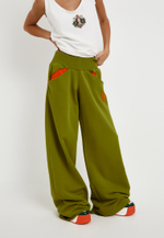 Брюки VIVA тёмный лемонграсс