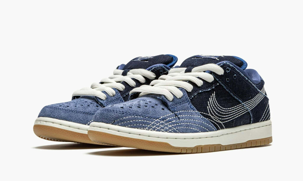 SB Dunk Low "Sashiko Denim Gum"