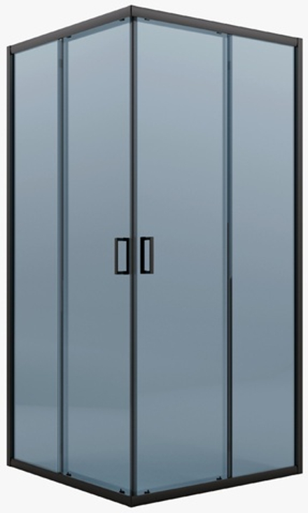 Душевое ограждение IVA E3SB90T 900*900*2000 (без поддона) тонированное стекло 6 мм