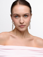 Серьги "Plane" горный хрусталь Multicolor