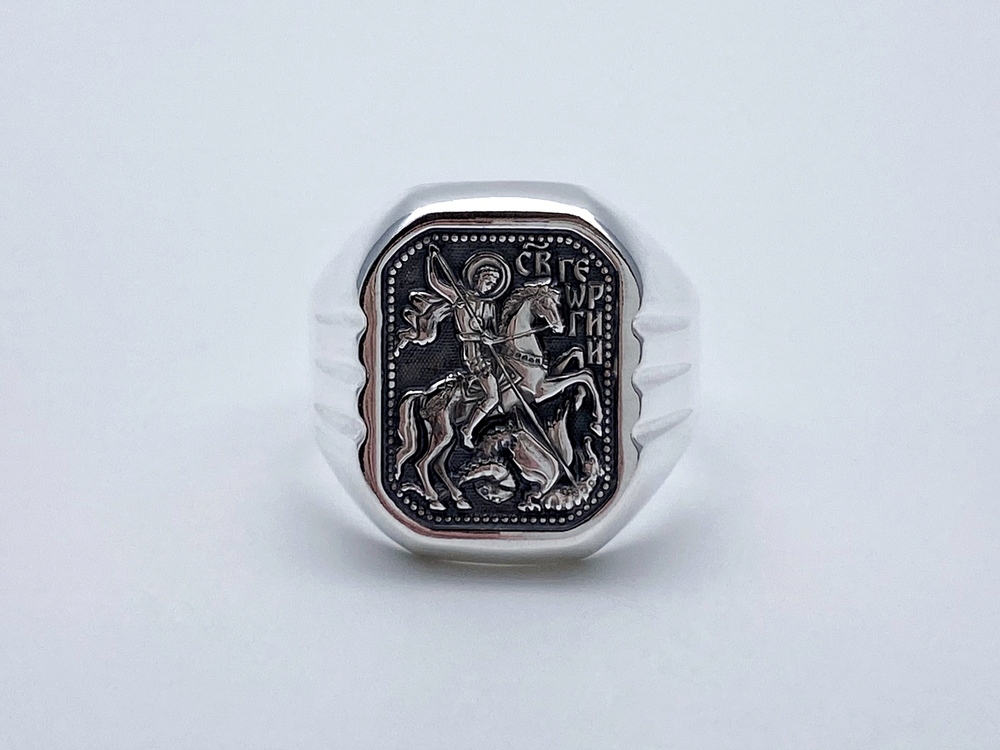 Наперстная молитва К-0062 Георгий (Ag 925)