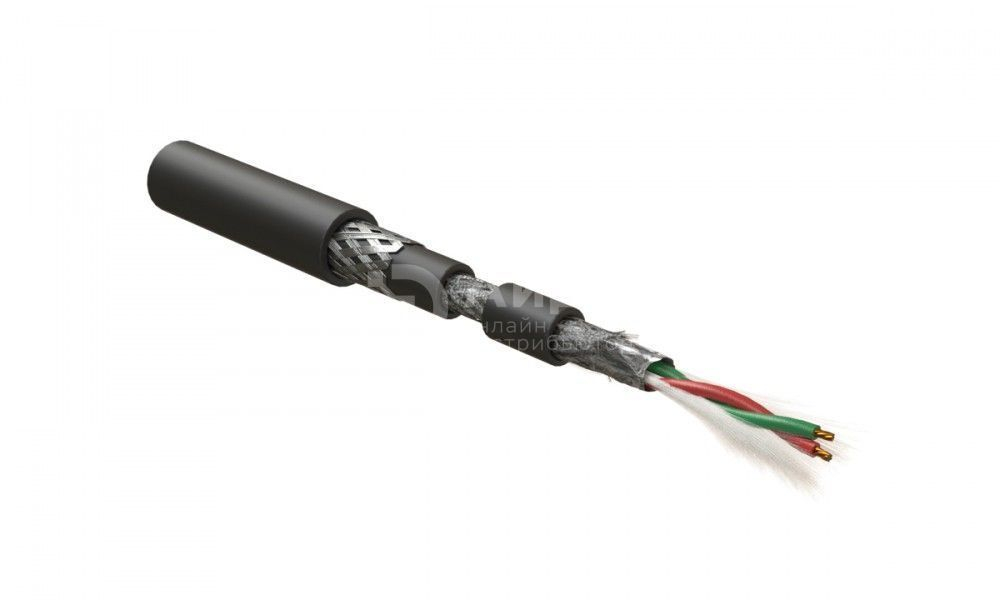 Кабель интерфейсный промышленный Hyperline PFDP-SF-1x2x22/7-ARM/W-SHF1/SHF1-BK