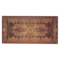 GAEM Игра настольная 2 в 1 ( шашки, нарды) "Узор", L50 W25 H4 см