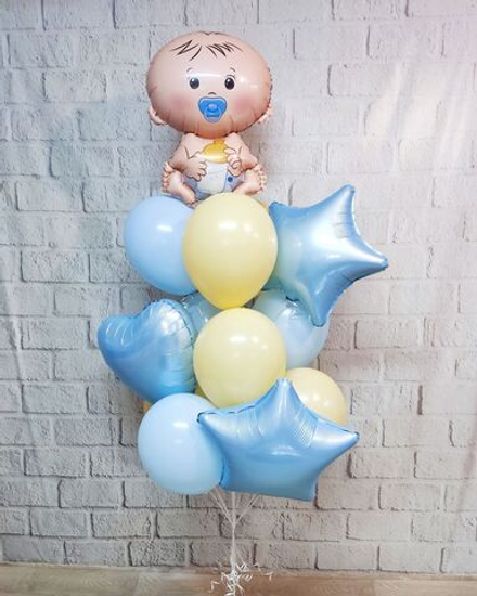 Композиция из шаров "Наш малыш"