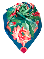 Платок «Лебединое озеро лотосов»