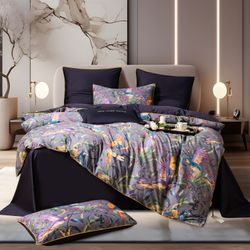 Комплект постельного белья Сатин Премиум «Древо жизни»