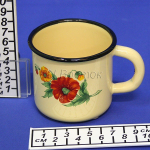 Кружка эмалированная 0,25л микс 1с1с