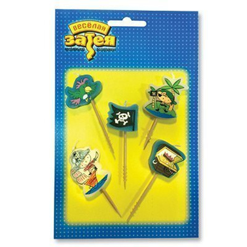 Свечи д/торта на пиках Пираты