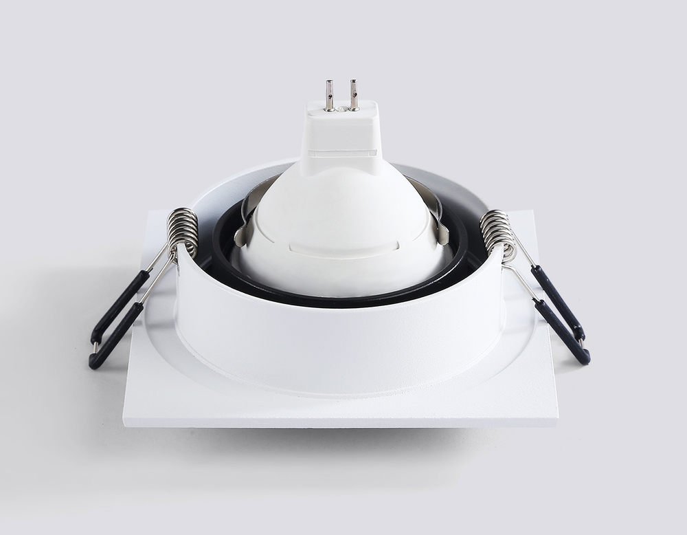 Светильник встраиваемый TN102727 WH/BK белый/черный GU5.3 92*92*23