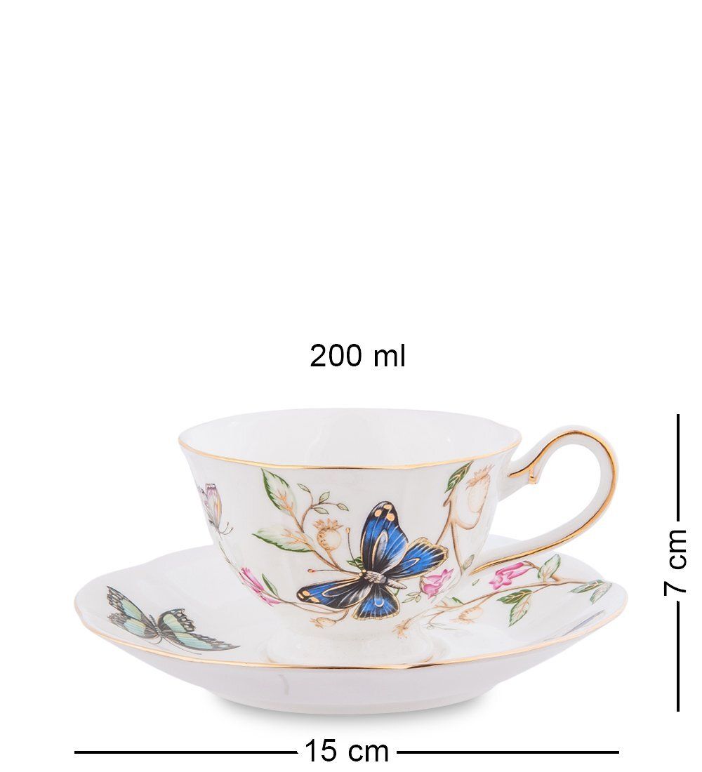 Pavone JK- 46 Чайный сервиз на 6 перс.«Райский сад»