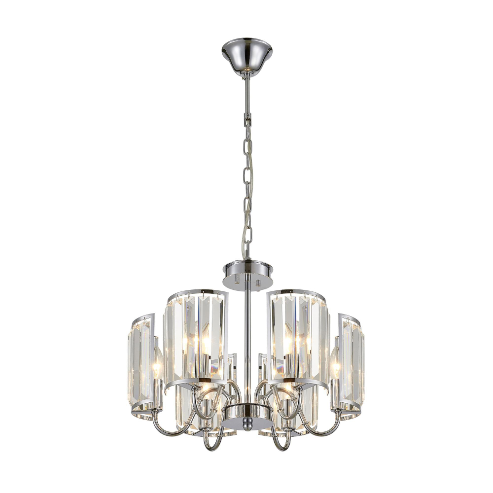 Citilux Грета CL333161 Люстра хрустальная подвесная Хром