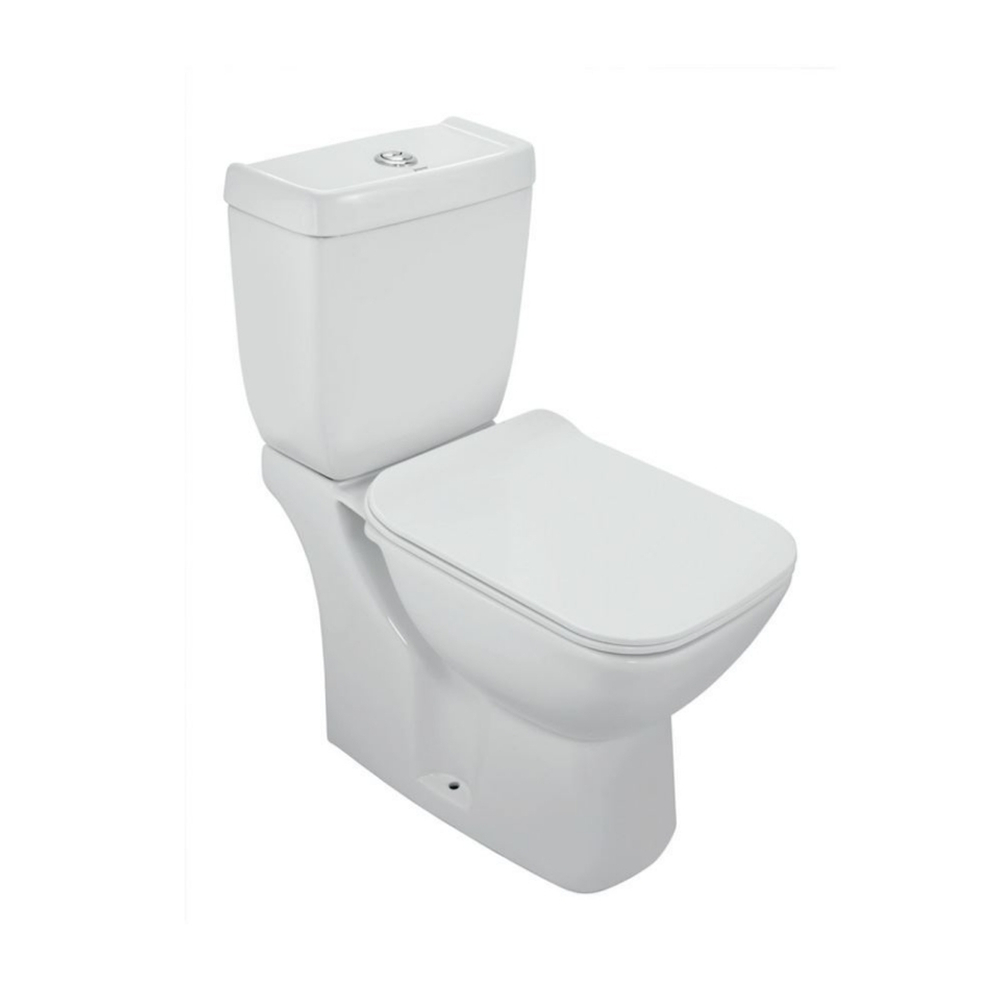Jaquar, Унитаз напольн. с бачком Aria, сиденье из дюропласта, белый ARS-WHT-39751P180UFSMZ