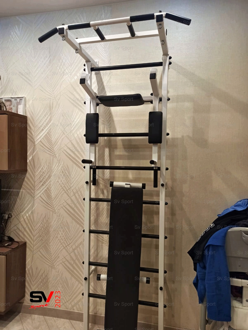 Монтаж шведской стенки Sv Sport в бетонные, кирпичные стены