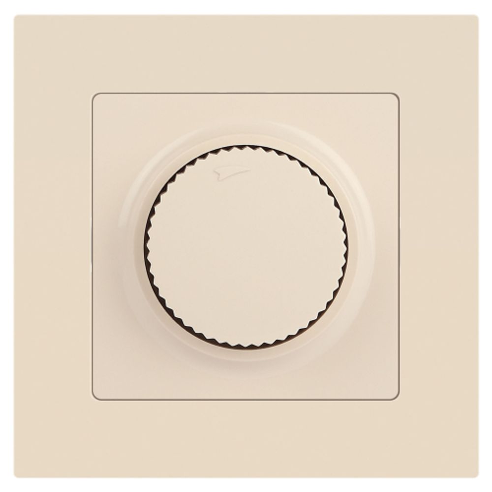 Светорегулятор Intro Accent 6-401-02 поворотный, 600Вт 230В, IP20, СУ, слоновая кость