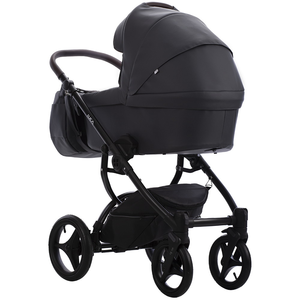 Детская коляска Bebetto Luca Pro 2 в 1 33 т.серая кожа