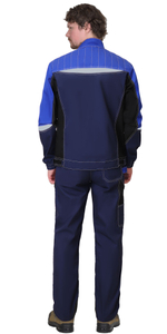 Куртка "Фаворит-Мега"-К : т.синий с чёрным и васил.