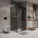Боковая стенка Niagara Nova NG-TB80-34 (80х195) черный матовый,стекло тонированное,1 место