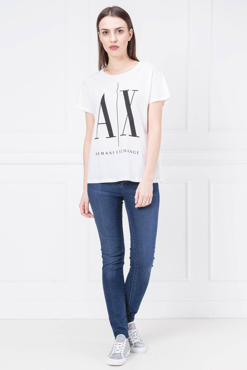 футболка Armani Exchange - белый(8NYTCX YJG3Z)