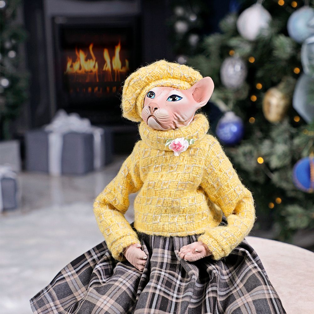 Кукла коллекционная Кошка Мари