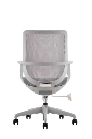 Кресло офисное Норден / Гэлакси gray LB / серый пластик / серая сетка