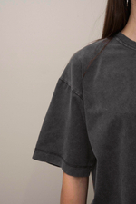 Оверсайз футболка из вареного трикотажа | Лимитированная коллекция