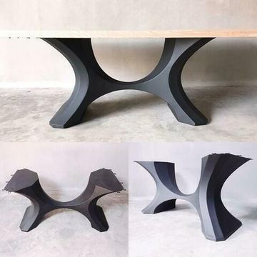 Дизайнерский стол CREO RECTANGULAR ( by Steel Arts )
