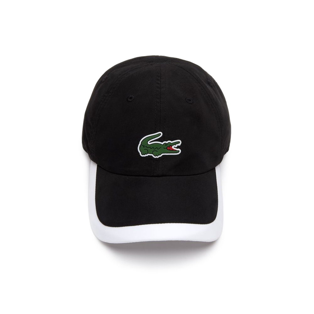 Теннисная кепка Lacoste Sport Contrast Border Lightweight Cap - black/white