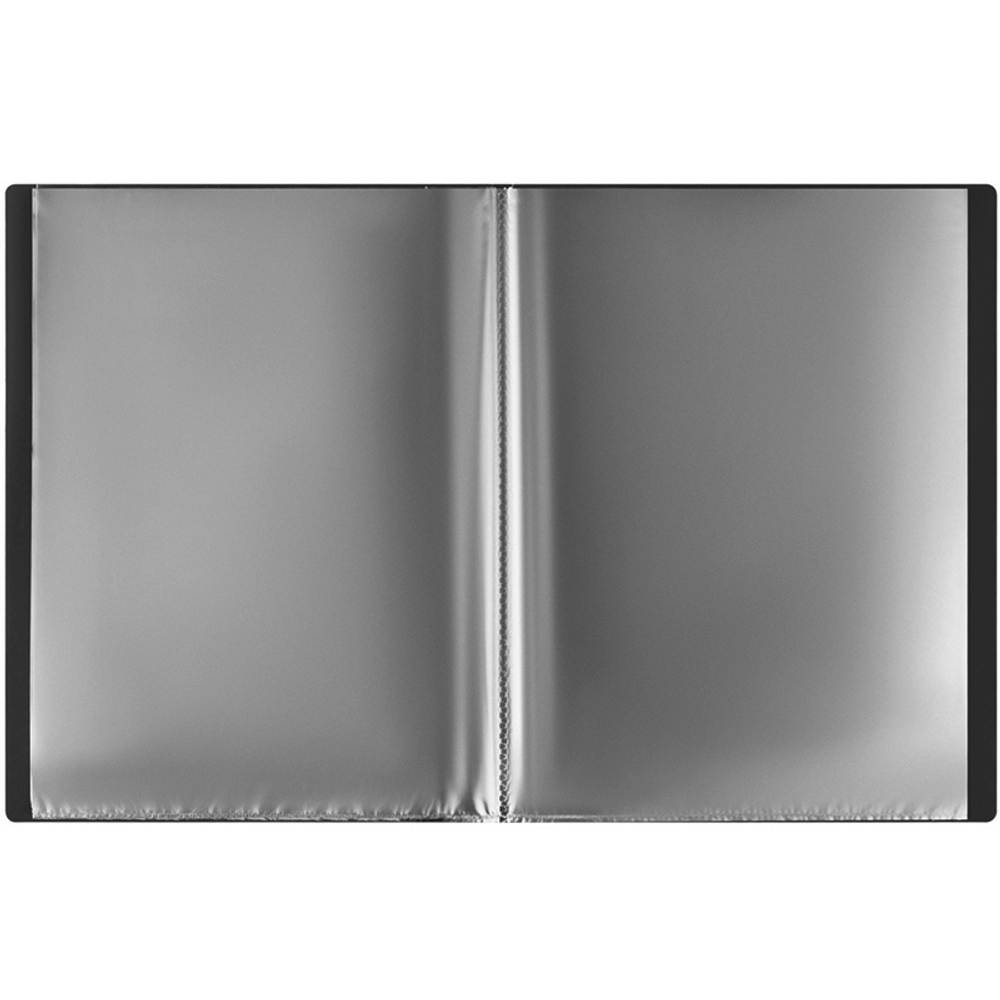 Папка с файлами СТАММ на 10 вкладышей, черная