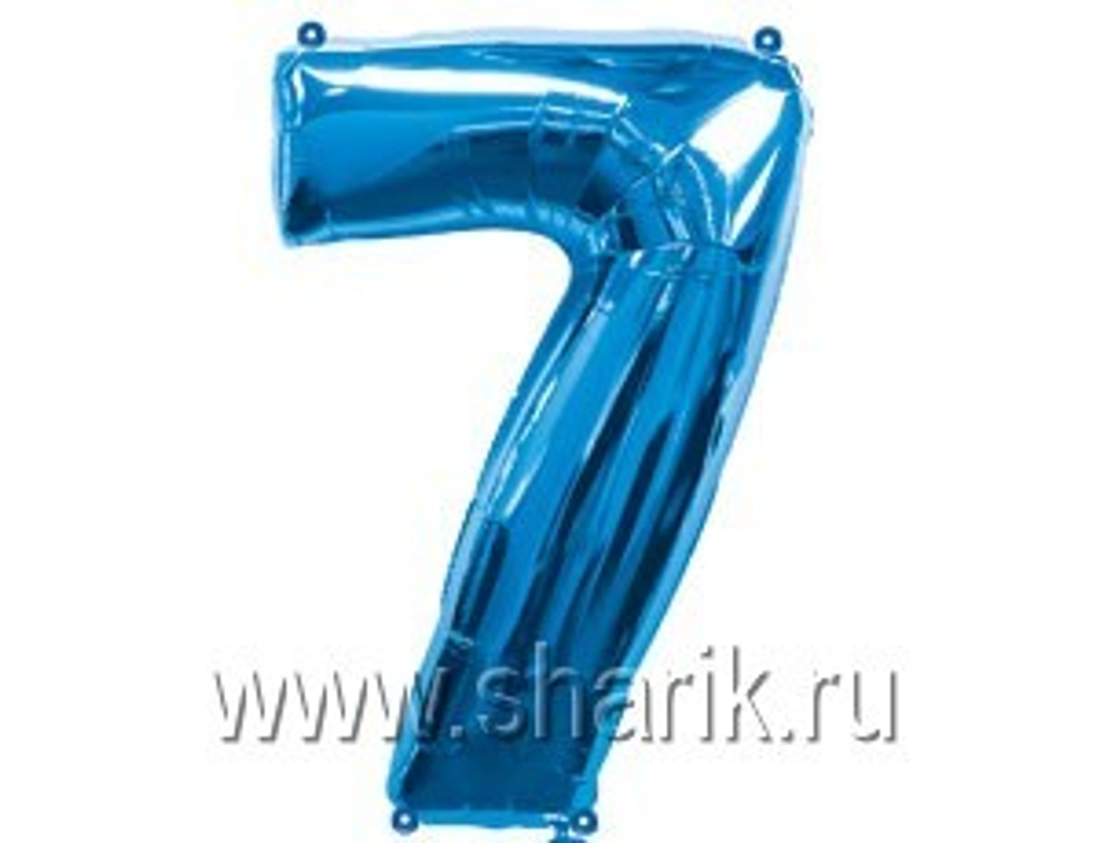 А ЦИФРА 7 Синий