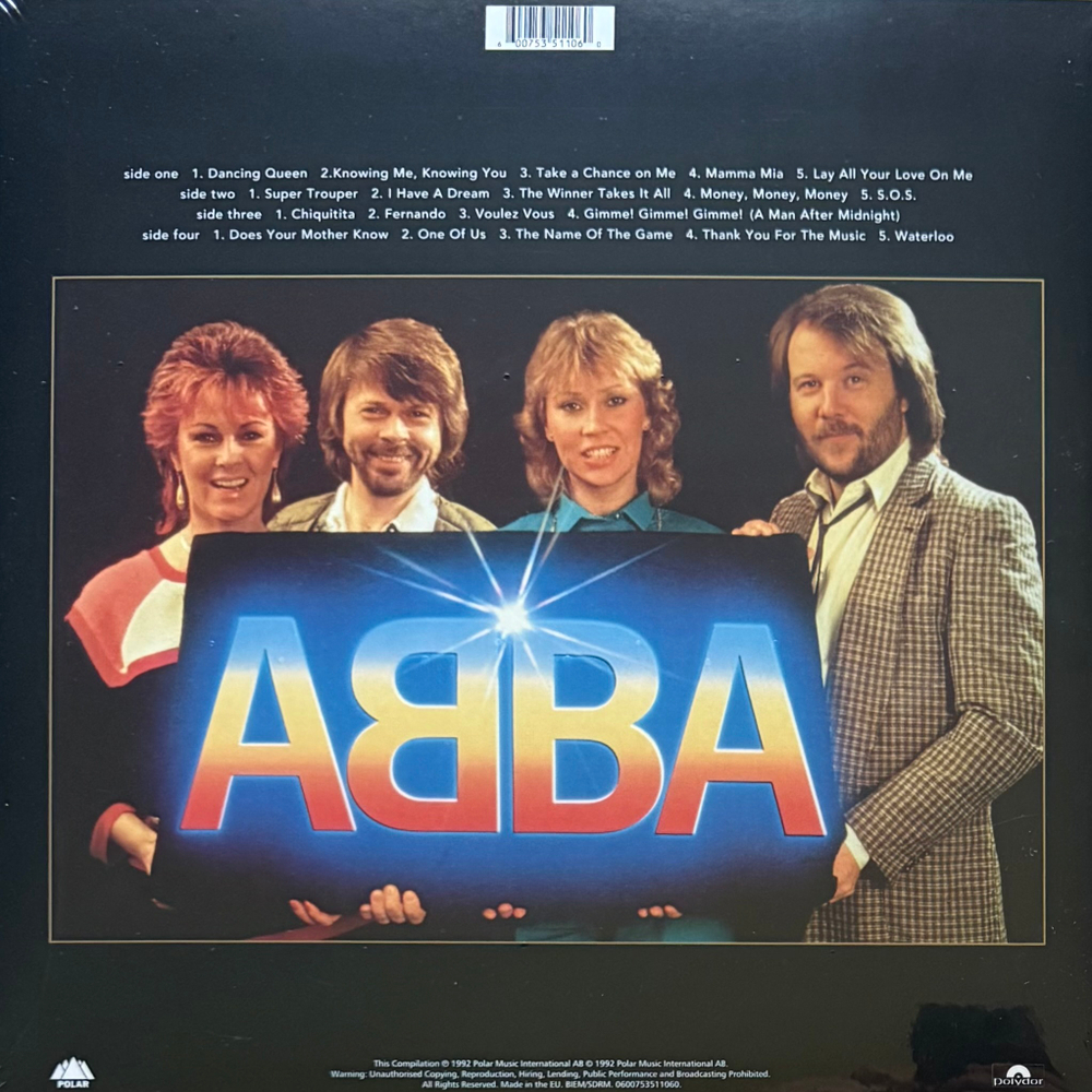 Виниловая пластинка ABBA ‎– Gold (Greatest Hits) 2LP