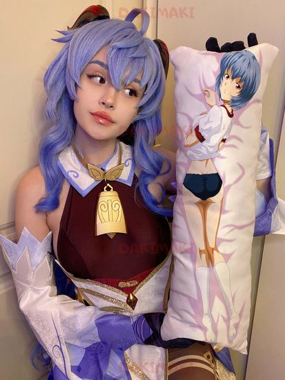 Мини дакимакура Рей Аянами из Евангелион арт. M0197, 60х20 см