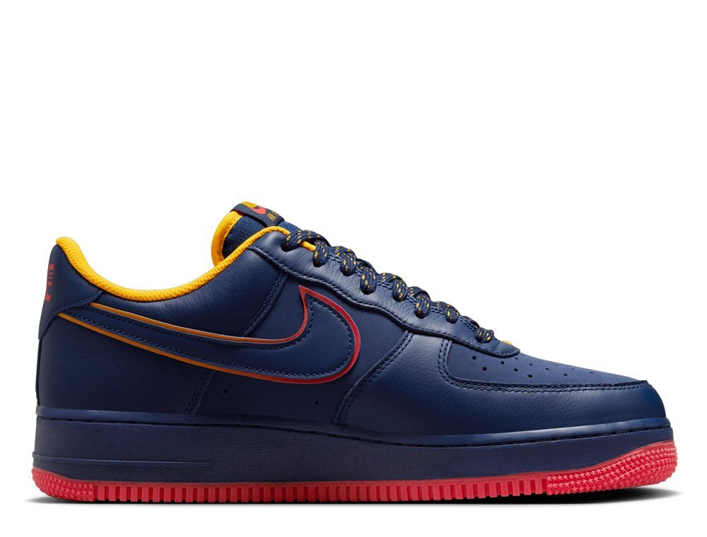 Баскетбольные кроссовки Nike Air Force 1 '07 LV8 Navy Blue Shoes
