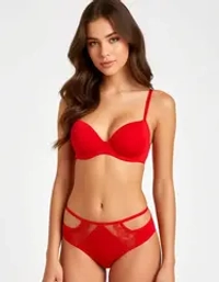 Комплект белья QOZA, красный, р.3xs-m