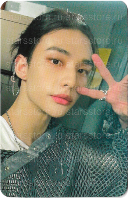 Фотокарта Hyunjin Stray Kids ROCK-STAR (Apple Music)