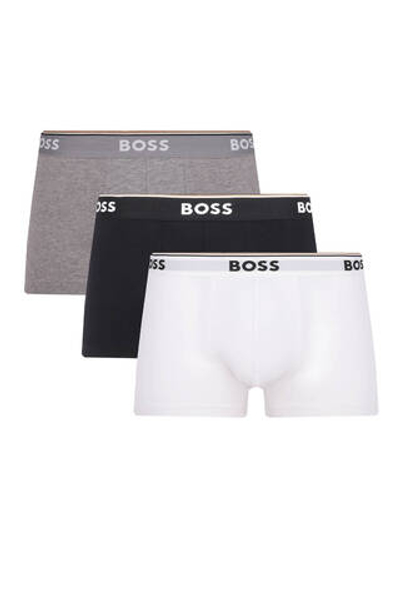 Трусики-боксеры 3шт. Trunk 3P Power BOSS BLACK - серый(50475274)