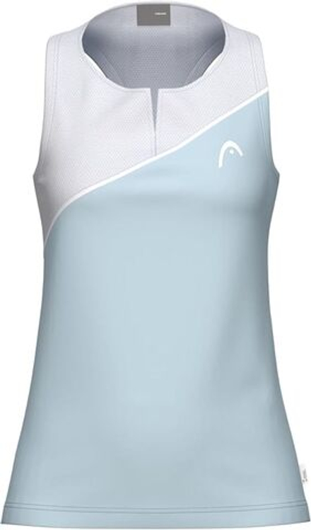 Топ теннисный Head Spirit Tank - light blue/white