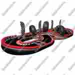 Надувная трасса для машинок "Автотрек", 15,3*6*2,5 м