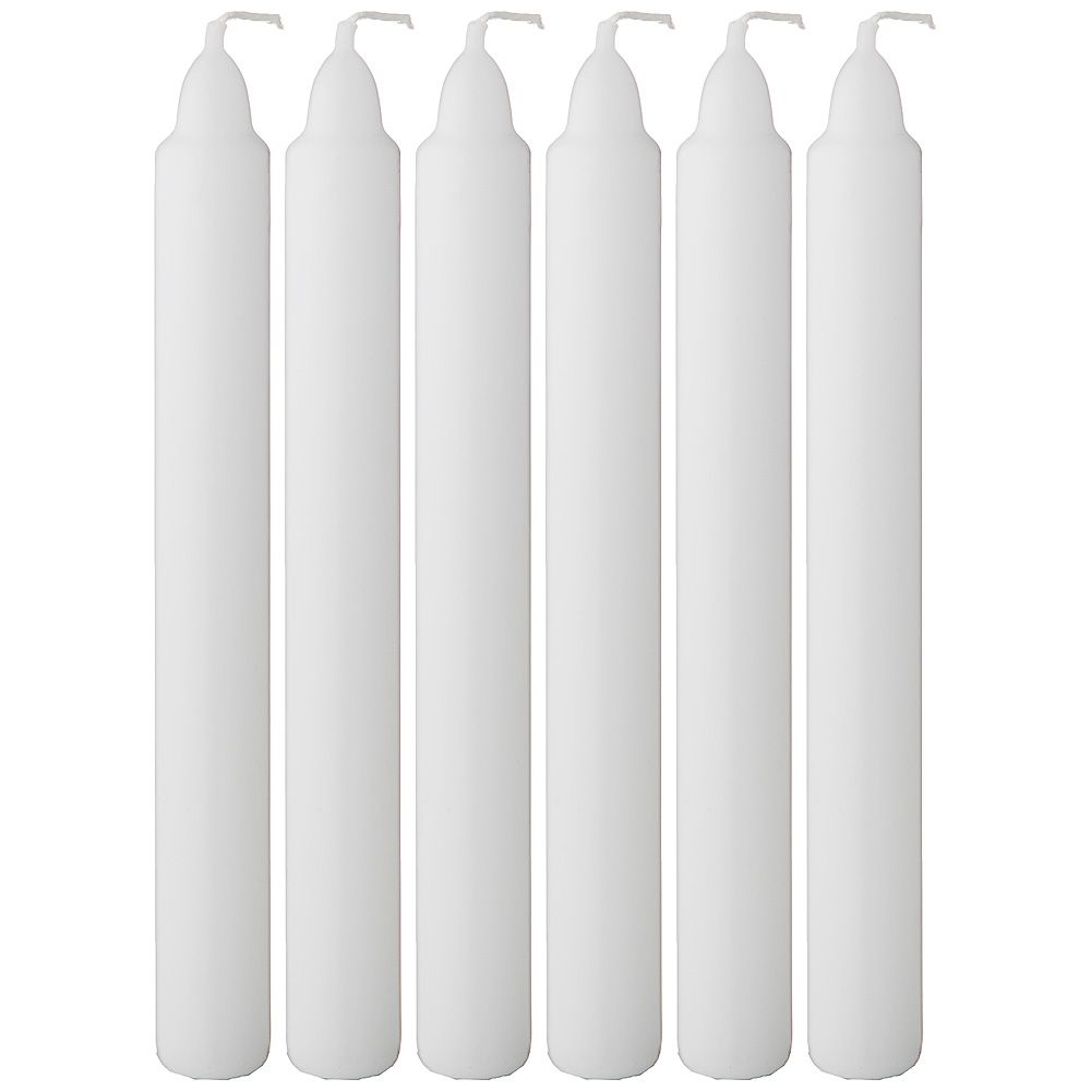 НАБОР СВЕЧЕЙ ИЗ 6 ШТУК "КЛАССИКА" ВЫСОТА 18 см